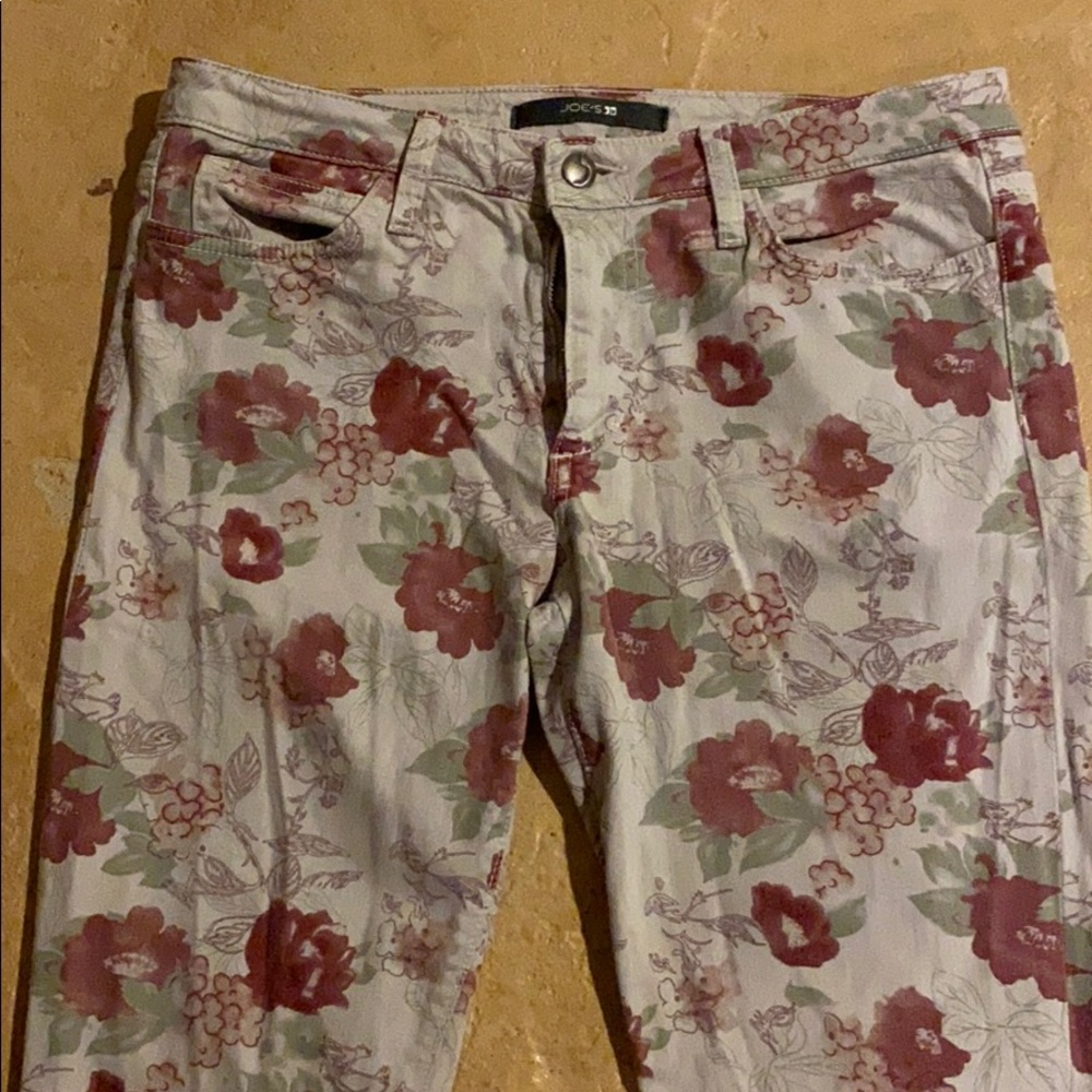 Joe’s Jeans - floral skinny jeans